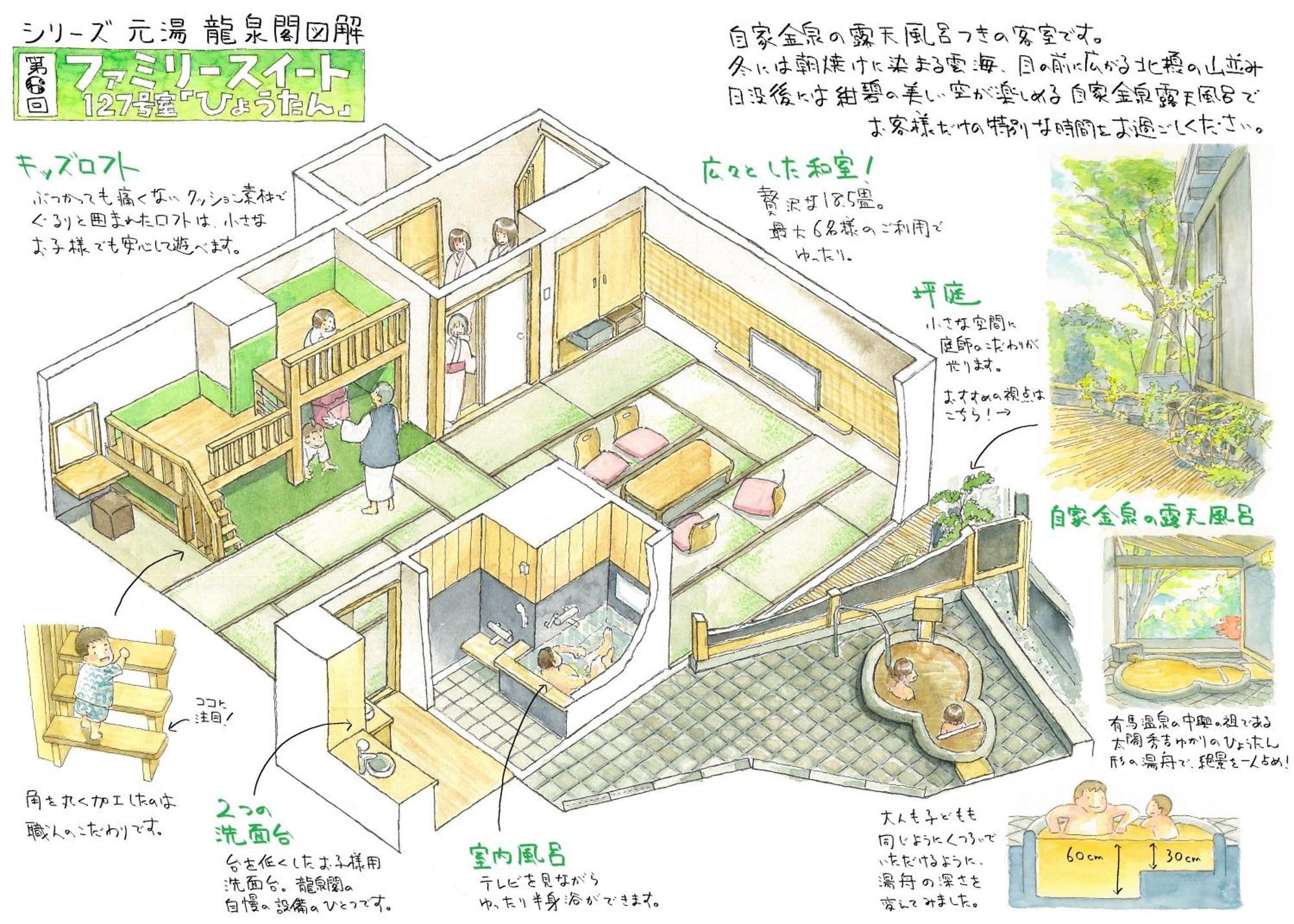 神户 有马温泉元汤龙泉阁日式旅馆酒店 客房 照片